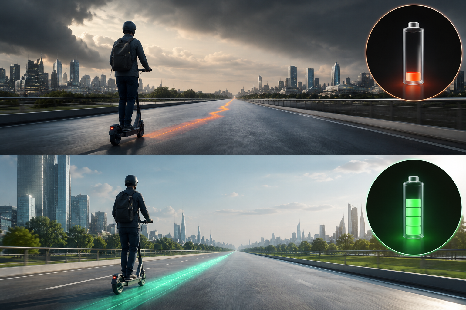 Elektrikli Scooter Bataryası Kaç Km Gider?