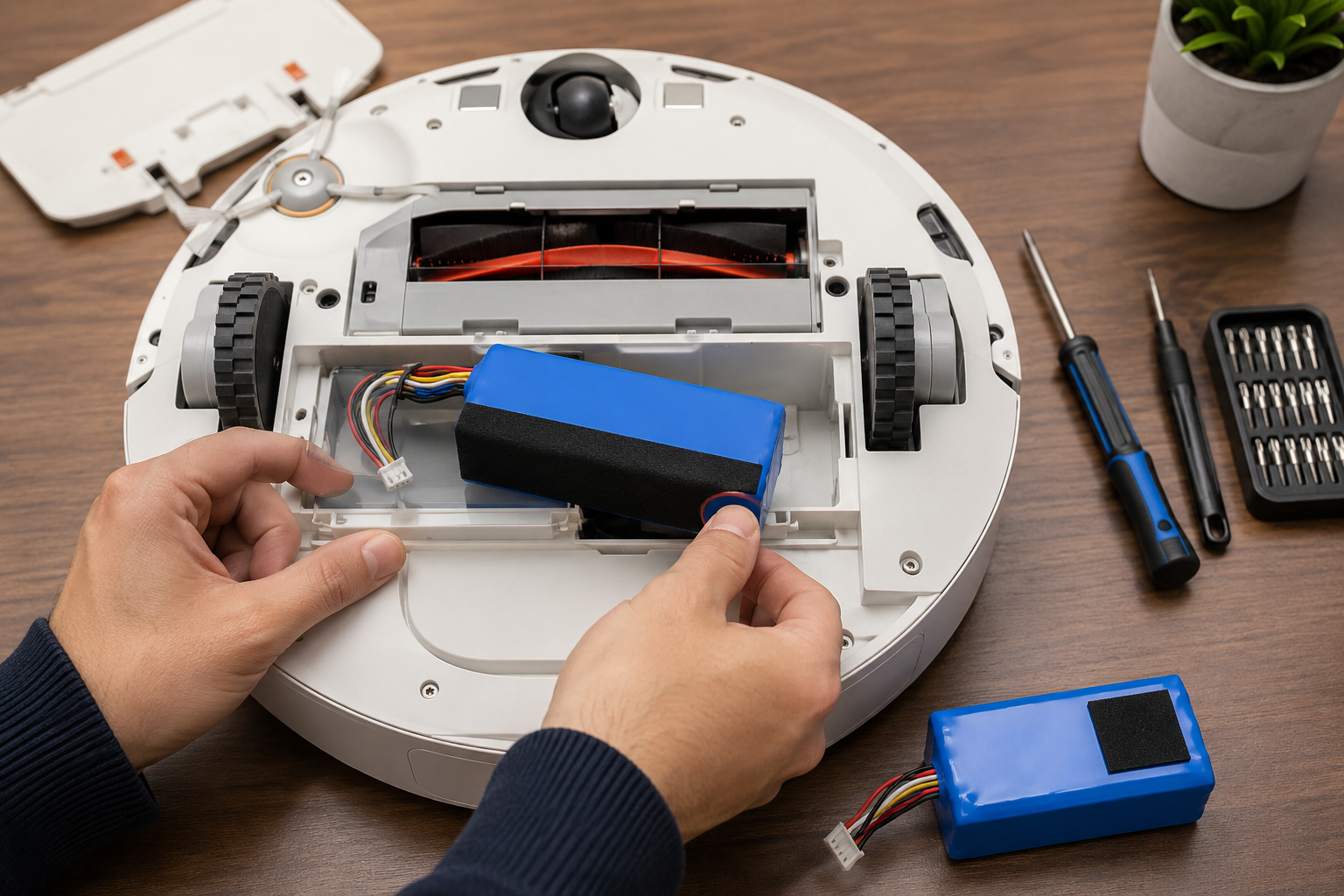 Xiaomi Robot Süpürge Bataryası Değişimi