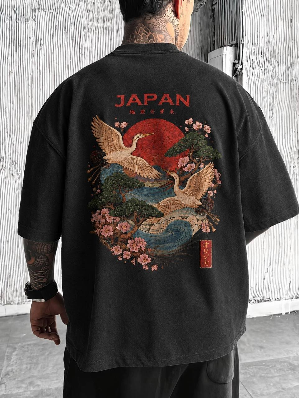 5'Li Tokyo Drop Unisex Tişört Set - Karışık - Görsel 6