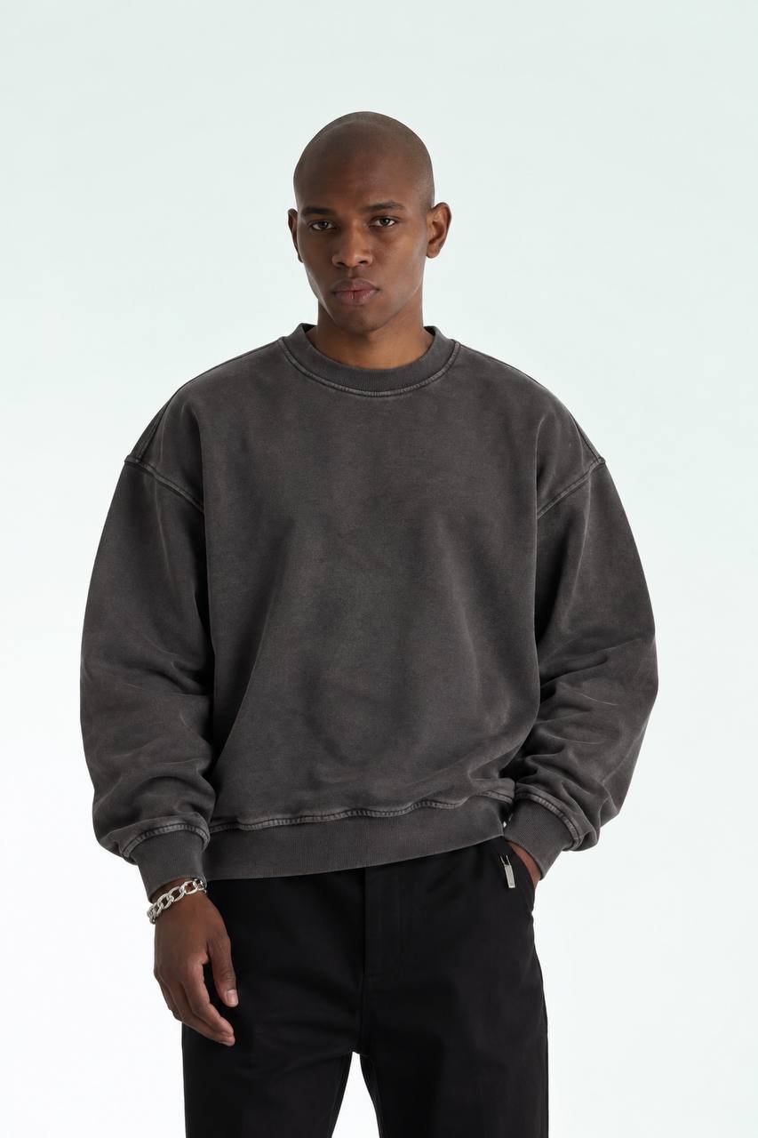 Zico Oversize Kesim Özel Tasarım Unisex Hoodie - Kahverengi