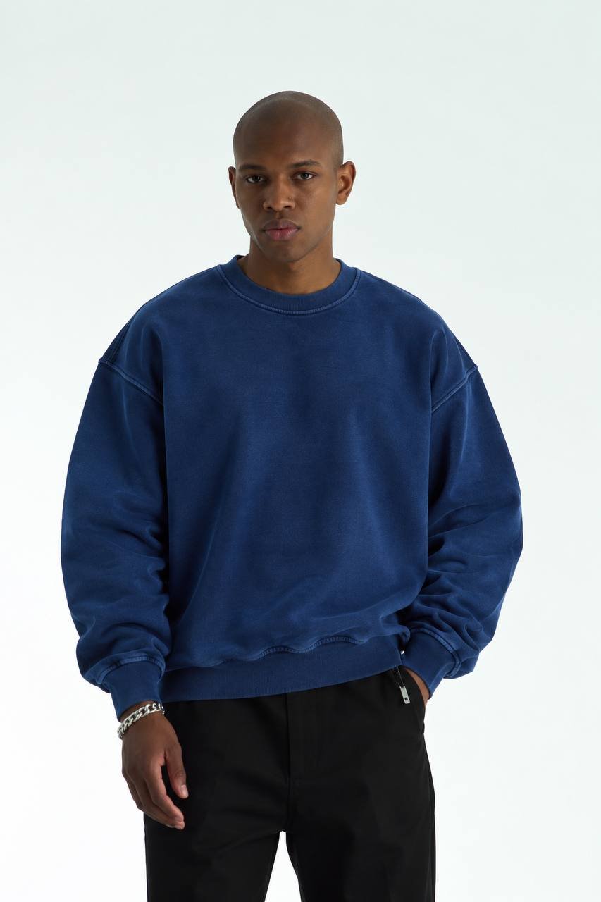 Zico Oversize Kesim Özel Tasarım Unisex Hoodie - Lacivert