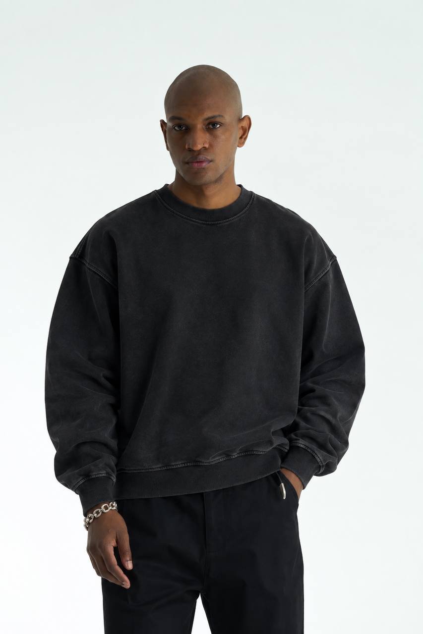 Zico Oversize Kesim Özel Tasarım Unisex Hoodie - Siyah