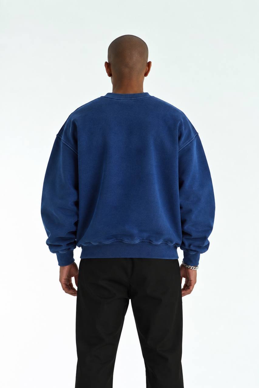 Zico Oversize Kesim Özel Tasarım Unisex Hoodie - Lacivert - Görsel 2