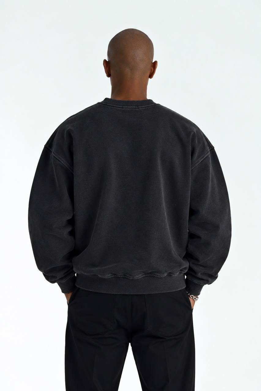 Zico Oversize Kesim Özel Tasarım Unisex Hoodie - Siyah - Görsel 2